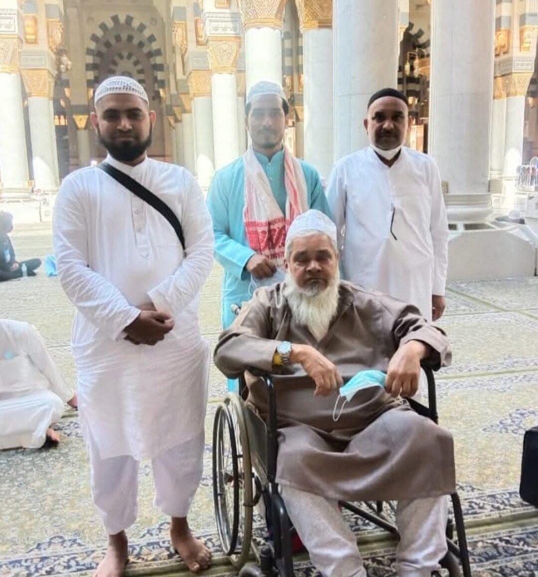 With Badruddin Ajmal, President, AIUDF