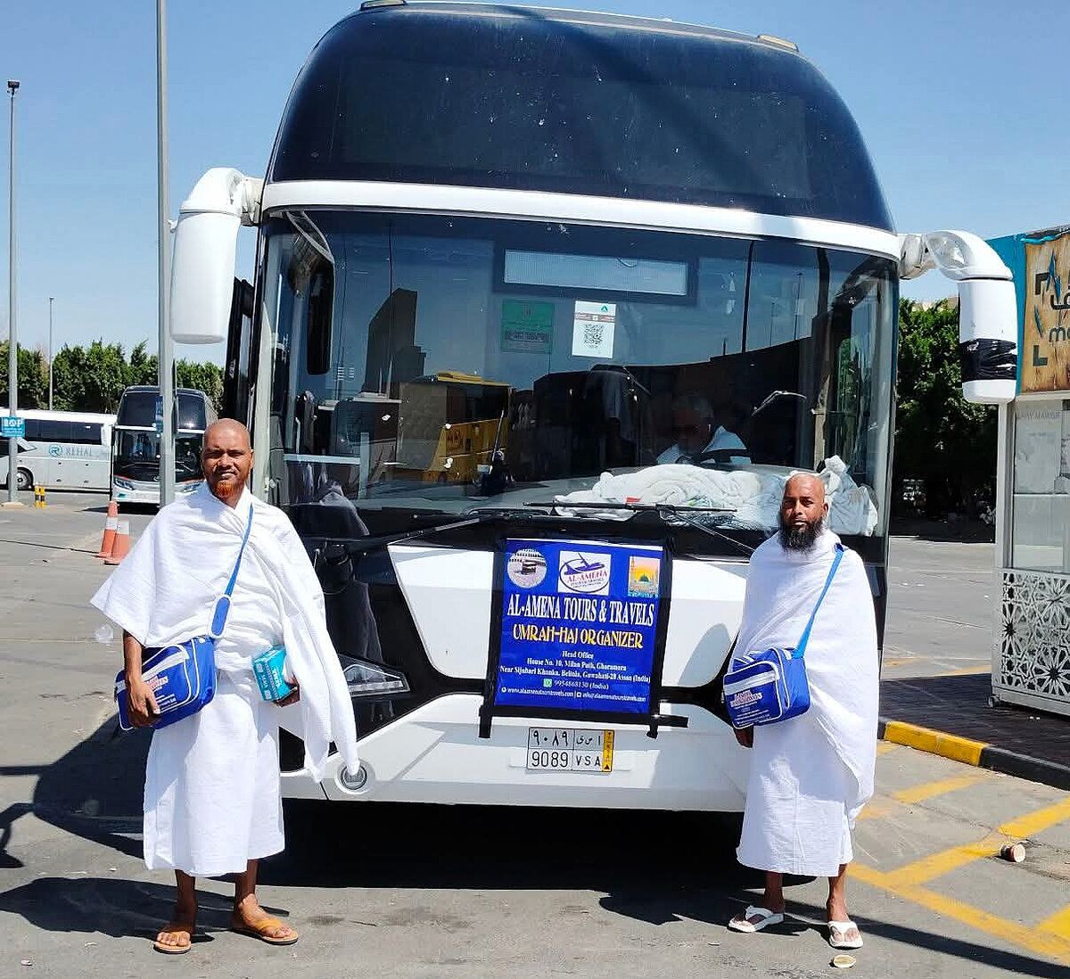 Al Amena Tours ground transport departure